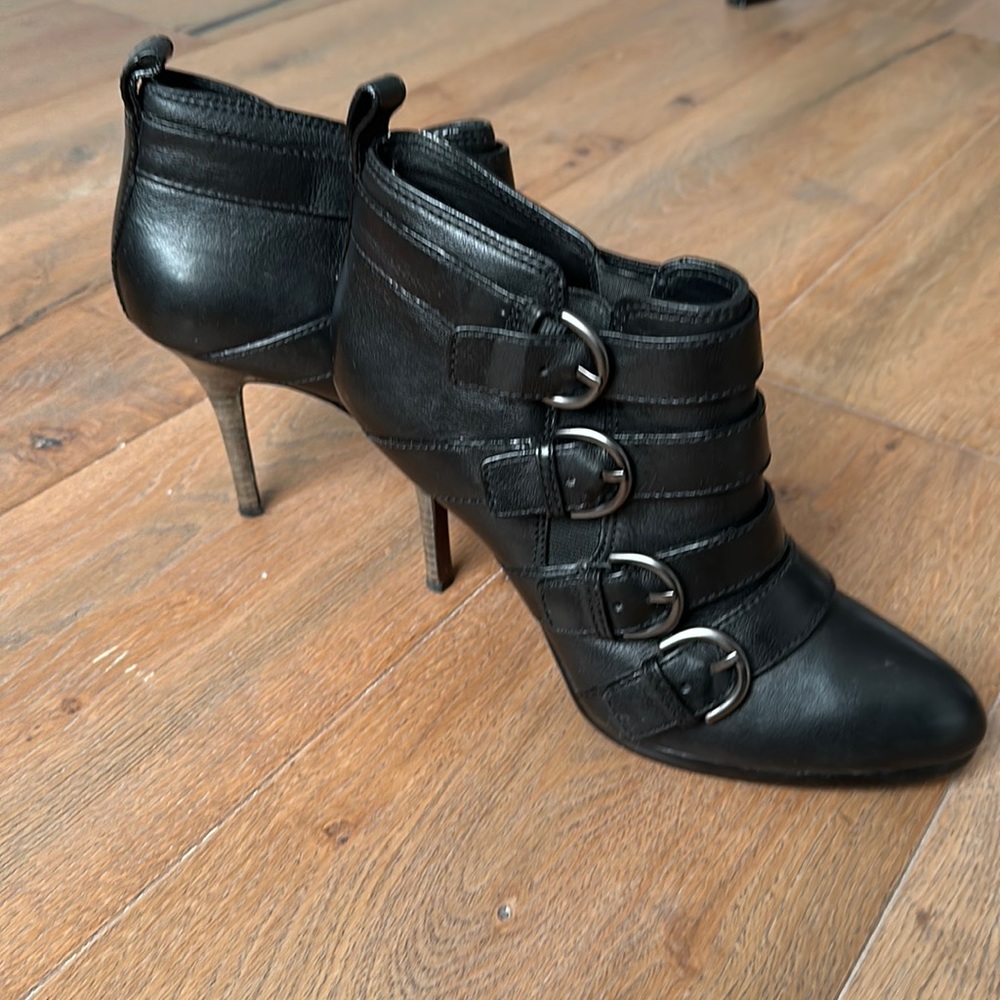 Coach black booties